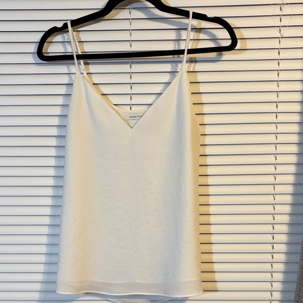 Babaton White Camisole Top